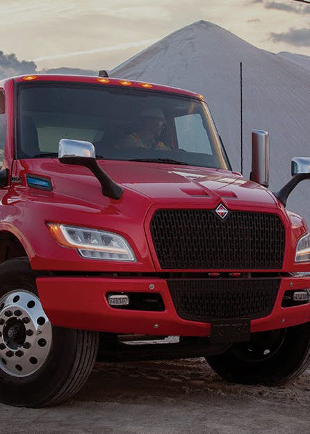 Red eMV Series at Construction Site