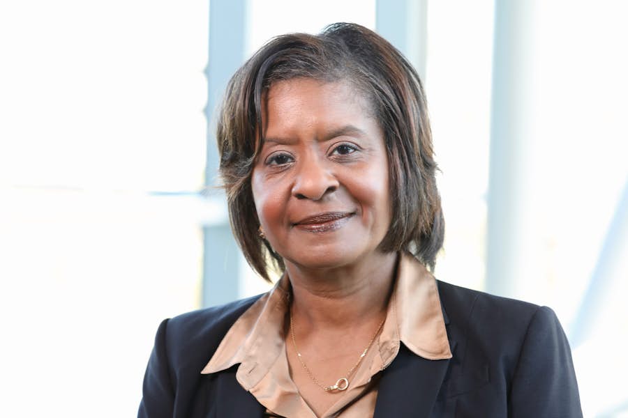 A person wearing a black shirt