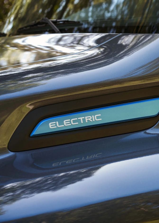 The side of a black truck