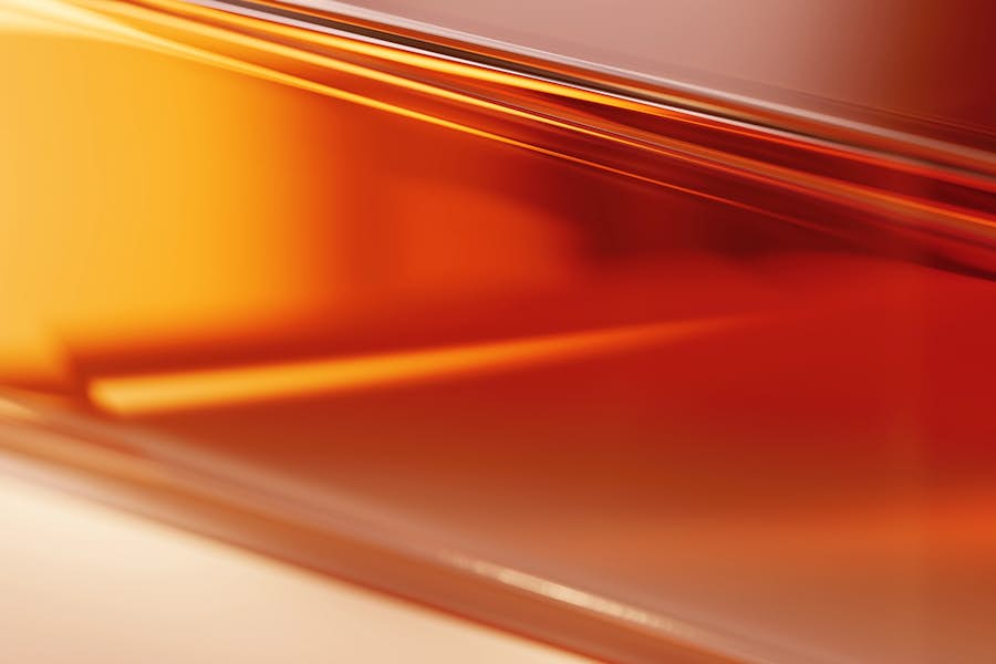 A close up of a red and orange background