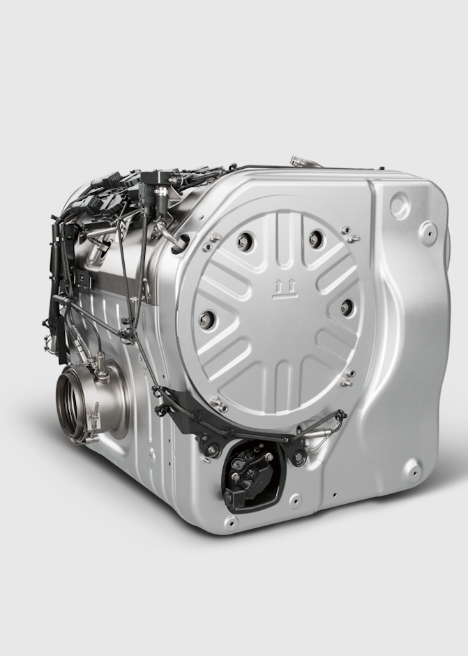 A silver machine with a round metal surface