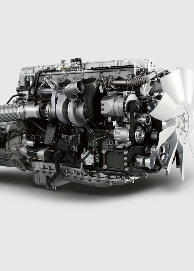 A machine with a large engine